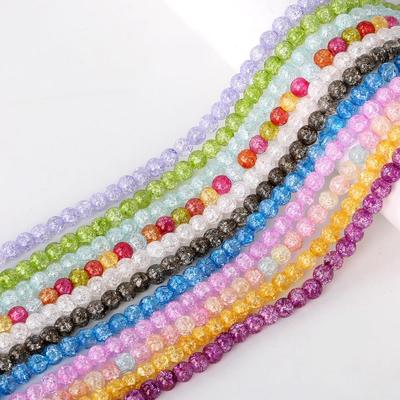 Crystal Glass Beads Popcorn Beads Loose Spacer Beads for DIY Jewelry Bracelet Necklace Making