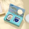 Set Scatola Regalo Gioielli Collana di Perle Fai da te Perle d'Acqua Dolce Acquacoltura Auguri d'Amore Intarsio di Perle Rotonde Gioiello Coordinato Regalo per Donna