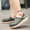 Fashion Men Sandals Lightweight Men Indoor Garden Shoes Summer Outdoor Wading Shoes Man Comfortable Walking Non-Slip Breathable