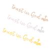 Trust In God Mirror Decal, Car Decals For Women, Faith Mirror Decal, Cute Vinyl Decal, Christian Car Mirror Decal, Religious Car