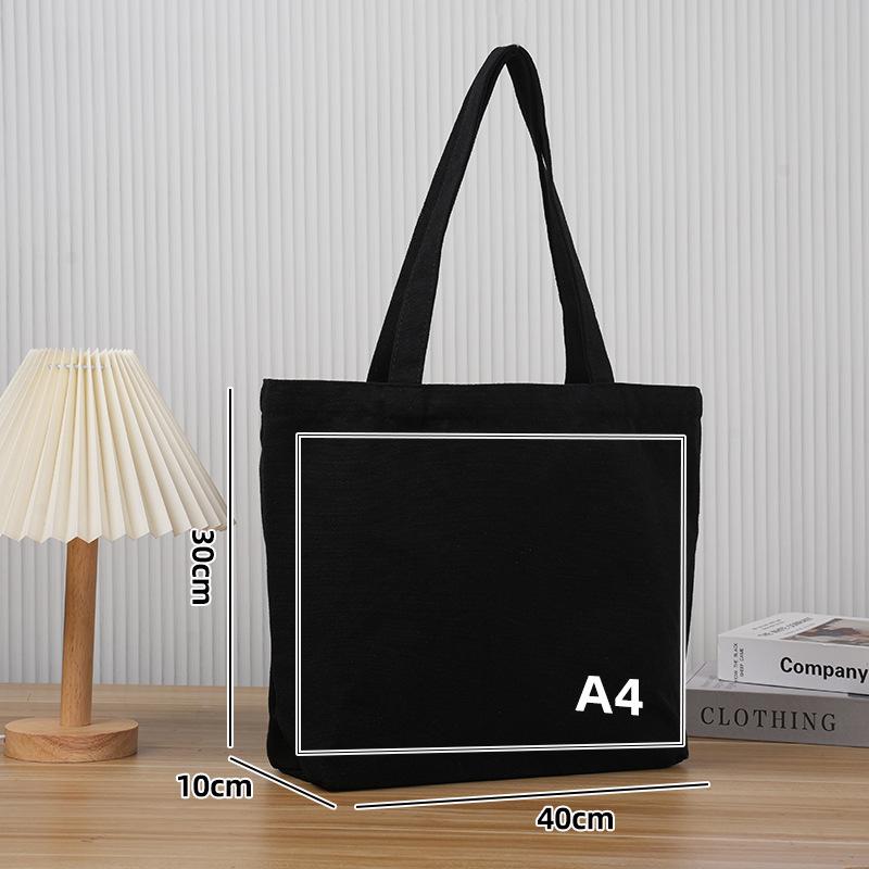 Custom High-End Canvas Tote Bag with Logo Printing