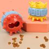 4 Pcs/set Food Puzzle Bite Resistant Interactive Dog Toys TPR Wear Resistant Dog Food Dispensing Colorful Dog Chew Solo Play
