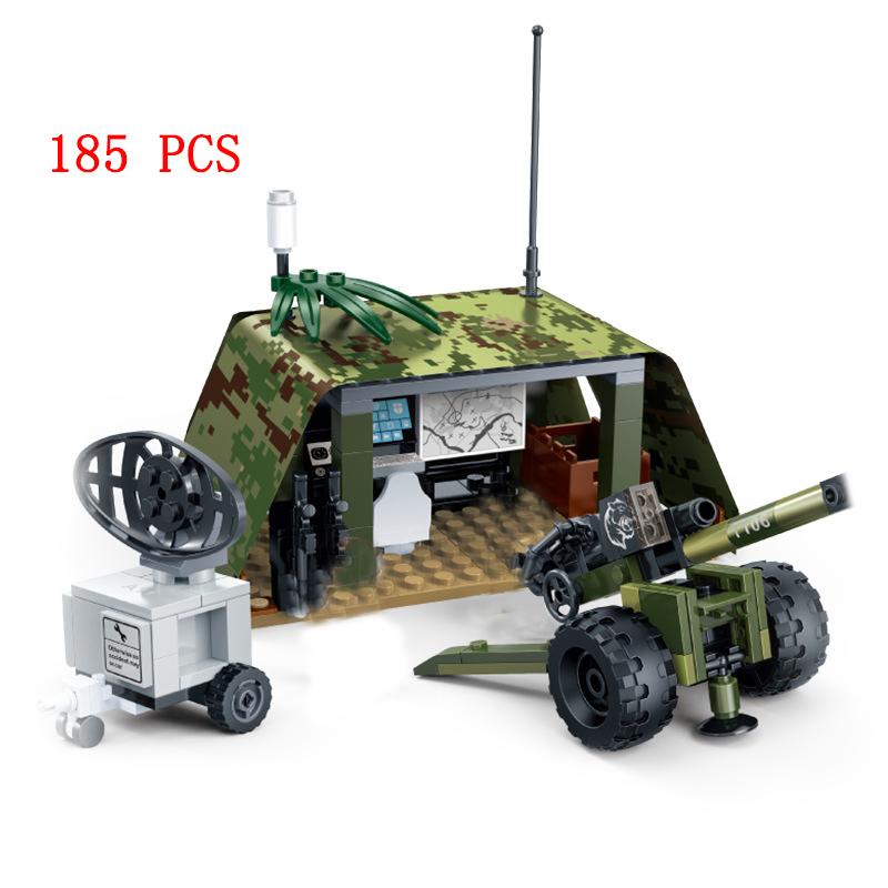 Ww2 Military Vehicle Germany Us Tanks Machine Truck Army Car Moto Building Blocks Bricks World War 2 Wwii Motorcycle Technique