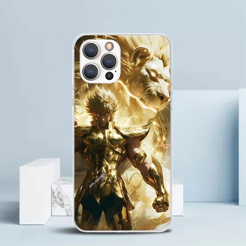 Saint Seiya Cool Soft Cover for iPhone 16 17 Air 15 14 Pro Max 16E Phone Case 13 Mini 12 11 7 SE 8 Print Pattern Fit Cases 16 17