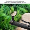 1/2PCS Mini Bicycle Mirror Handlebar Rearview Side Mirror for Bicycle Motorcycle Adjustable for Bike Riding Cycling Mirr W7Z9