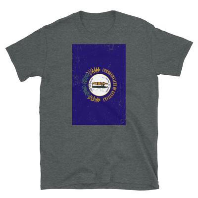 Kentucky State Flag United States of America Short-Sleeve Unisex T-Shirt