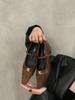 Retro Thick Heel Evening Mary Jane Shoes Small Fragrant Women's Shoes Autumn and Winter Single Shoes French Splicing Fairy Temperament High Heels