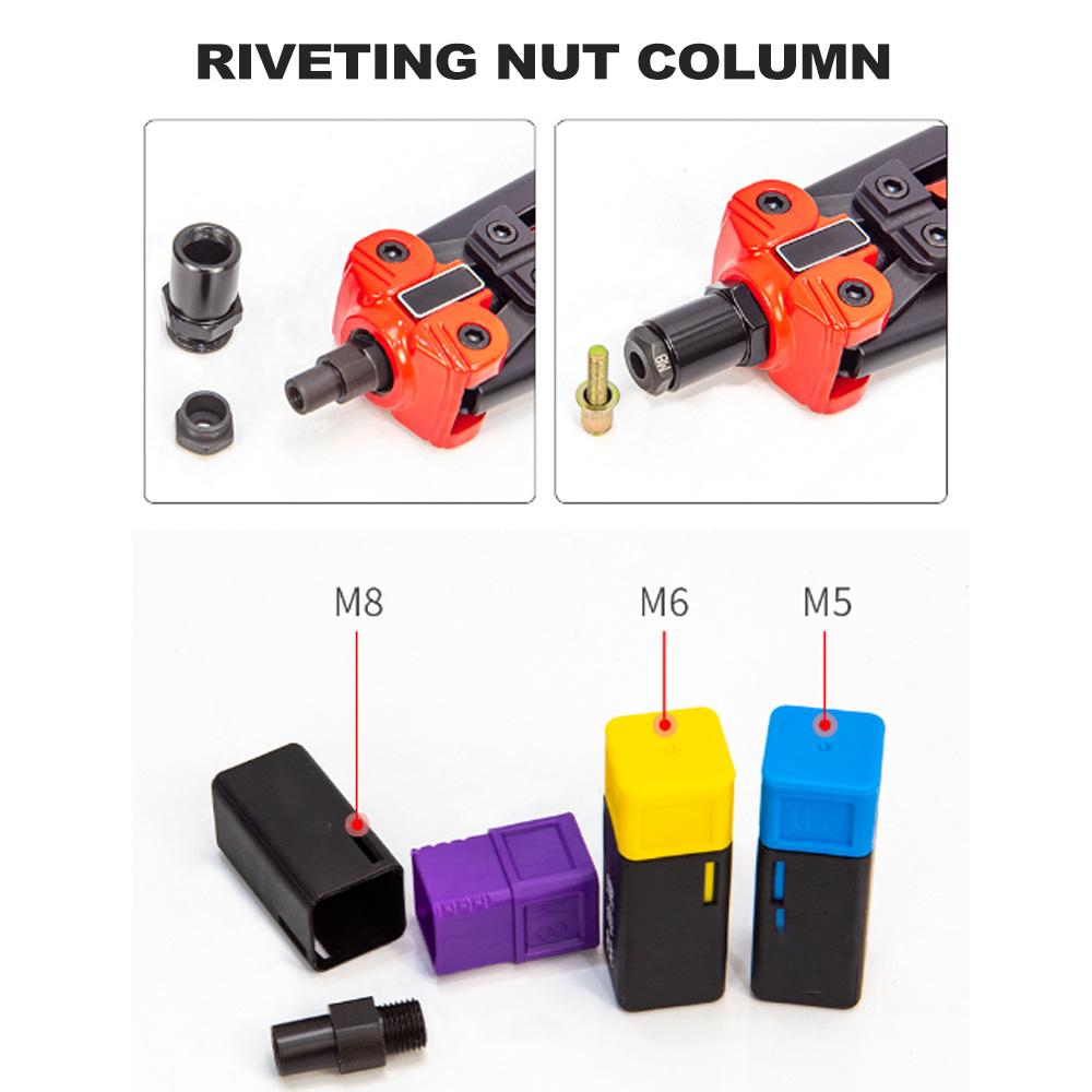 Hand Threaded Rivet Nuts Guns Riveter of Sleeve Nuts Rivnut Tool Hand Riveter Manual Rivet Tools