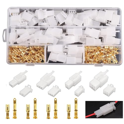 

Комплект роз ємів Samcos Плоскі клеми для акуратної проводки Роз єм Муфта Клеми Набір з 380 2-полюсні 3-полюсні 4-полюсні 6-полюсні 2,8 мм Мама і тато Роз єми