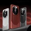 Luxury Vegan Leather Camera Lens Protection Back Case for Honor Magic 7 Pro / for Honor Magic 7 Splicing Plating PC Bumper Cover