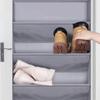 Wall-Mounted Multi-Layer Foldable Shoe and Sundry Storage Bag