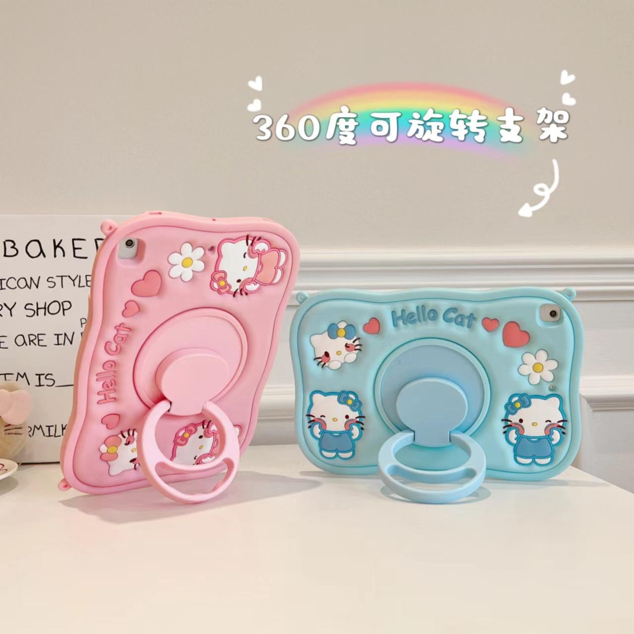 

Expansion KT is suitable for Apple iPad10.2 anti-drop case iPad10.9 silicone mini6 flat plate rotating protective case ipad mini 12345