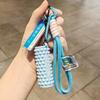 Mini Wolf Teeth Foam Roller Keychain: Fitness Pendant & Bag Decoration Gift