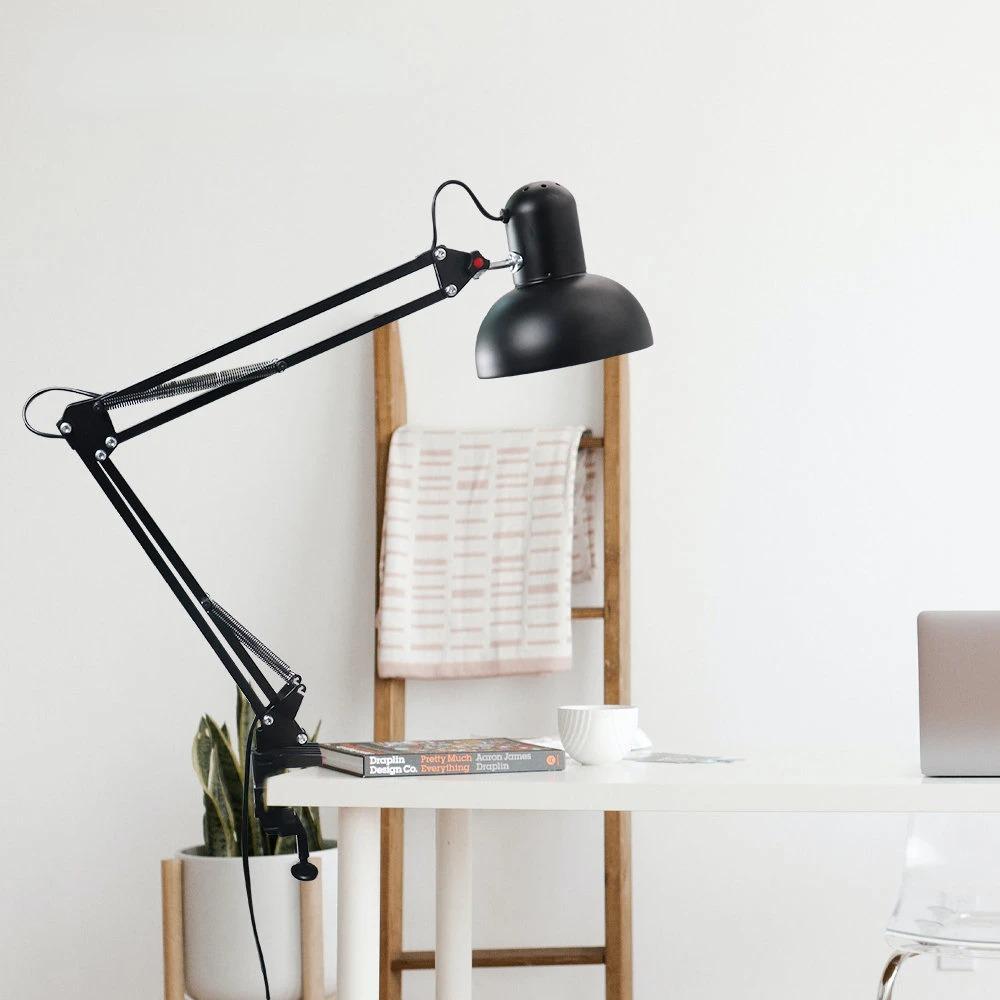 Eye Protection Desk Lamp Reading Small Book Lamp Foldable Telescopic Clip On Light Night Light Bedroom Office Study Room