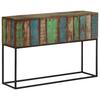 Console Table 110x30x75 cm Solid Reclaimed Wood and Iron