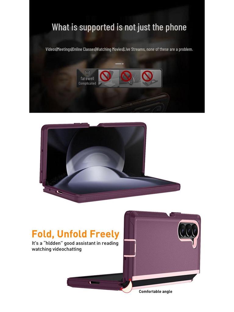 Samsung GALAXY Z FOLD6 Foldable Protective Stand Case