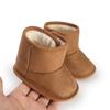 Unisex Baby Soft Sole Plush Snow Boots (0-1 Year): Non-Slip, Warm Cotton Shoes for Toddlers