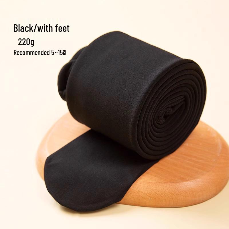 Women's Velvet Thick Base Layer Pants: Perfect for Spring & Autumn, Petite & Plus Sizes, Slimming, Foot-Covering, Wear Outside, Cotton, and Versatile.