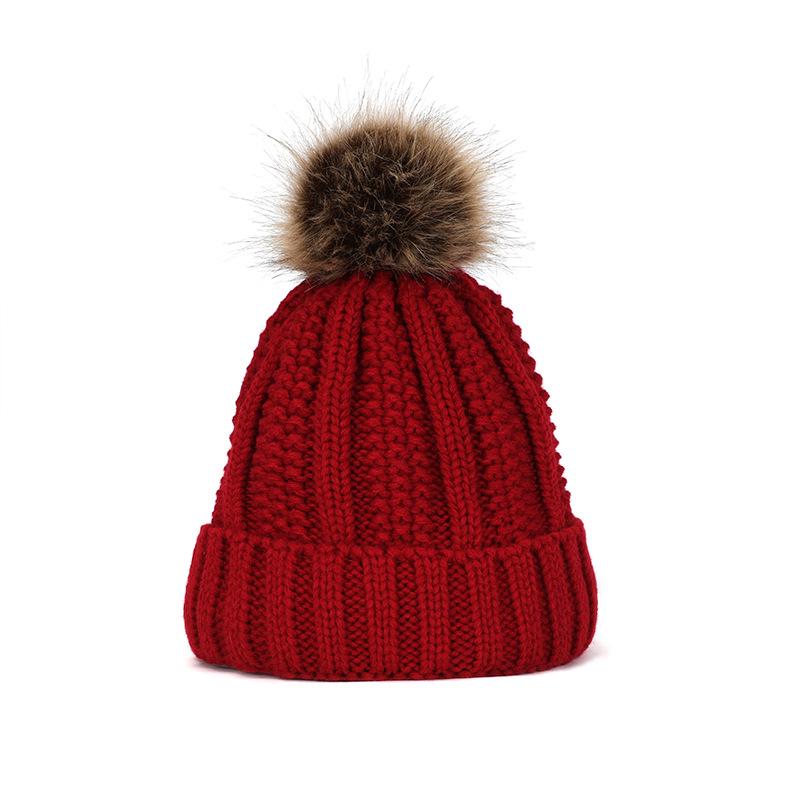 Winter Korean Style Wool Wig Hat: Warm Fleece-Lined, Thickened, Versatile, Knitted Hat