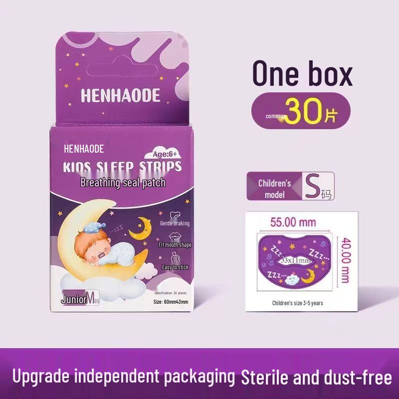 Children's Anti-Mouth Opening Sleep Strips - Mouth Breathing Prevention and Mouth Closure Tape
