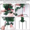 Garden Stakes Christmas Tree 45cm Stake With Cones Red Berries Insert Decoration Art Ground Spikes For Porch Backyard Pathway