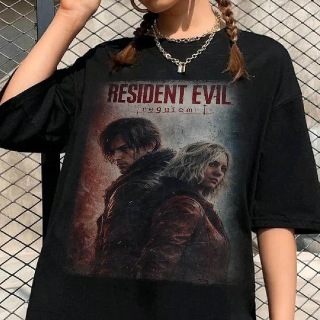T-shirt Vintage Resident Evil Requiem 2026, Sweatshirt Resident Evil 9