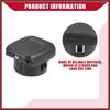 No.84090238/13580623 Car Center Console Power Outlet Cap Cover for Chevrolet Silverado 1500 2014-2018 / Inner/Durable / 2 Pcs Replace Parts