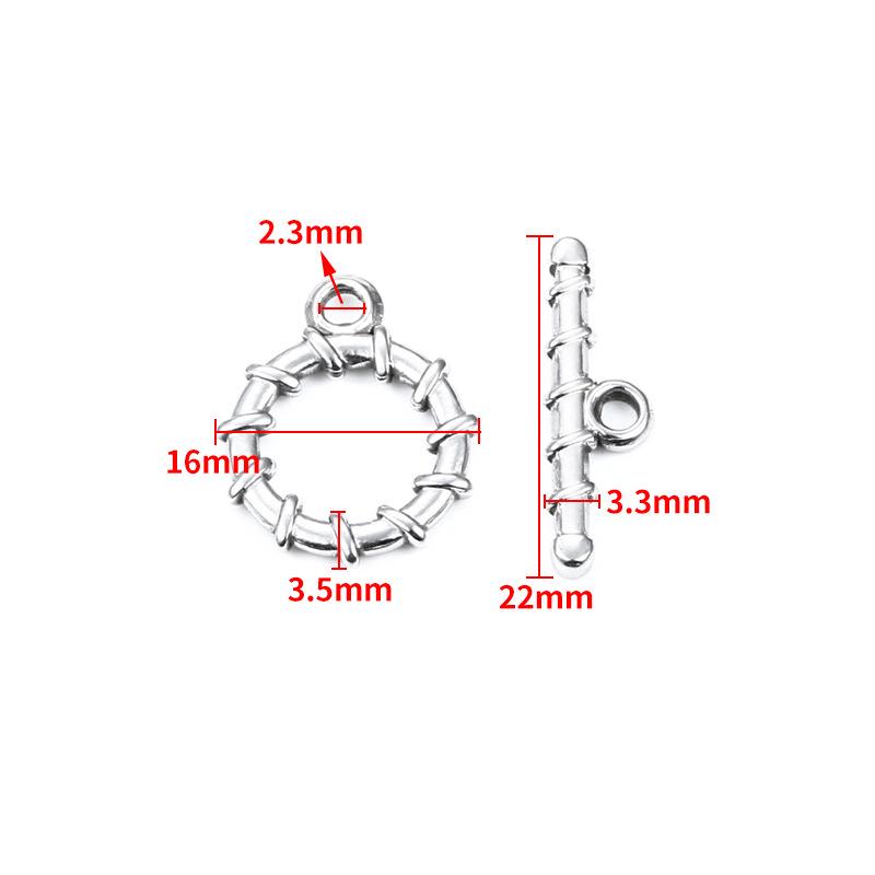 

Бесшовный замок-тогл из нержавеющей стали OT для изготовления украшений своими руками: Комплект соединителей для ожерелья и браслета