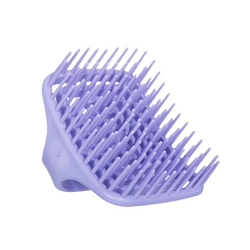 

Шампунь Массажер для волос и кожи головы Массажная расческа для ванны Массажная щетка для волос и кожи головы Массажер для волос и кожи головы Расческа для душа Инструмент для ухода фиолетовый