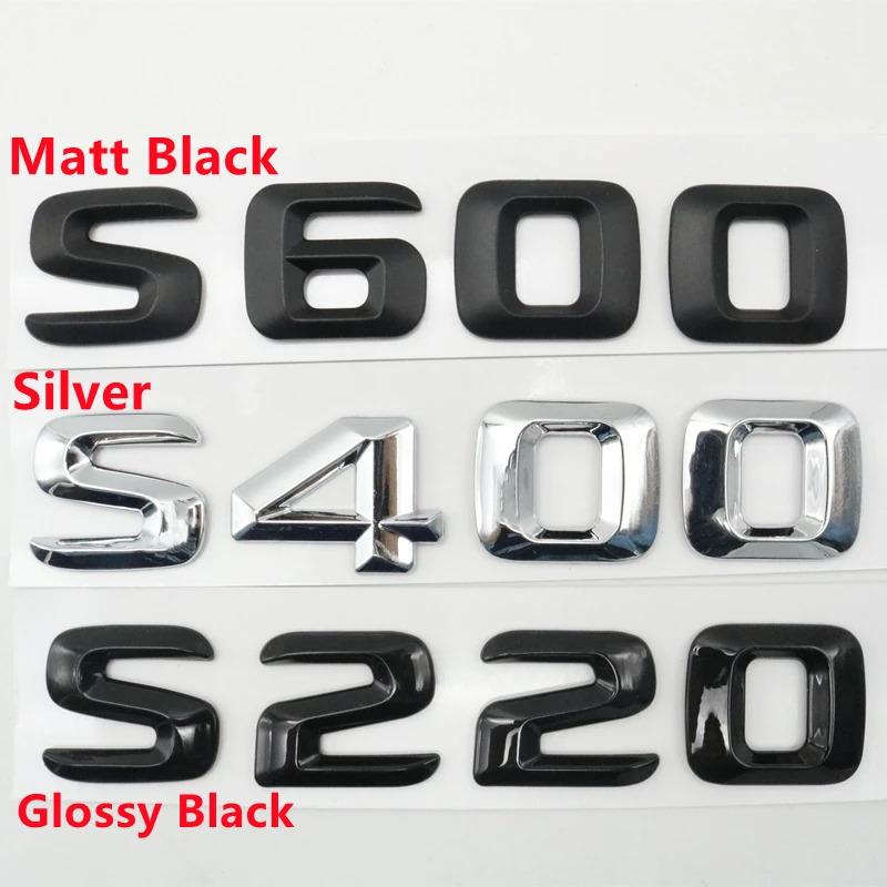 Rear Trunk Logo Emblem For Mercedes-Benz S Class W220 W221 S55 S63 S65 S350 S600 S400 S220 S430 S500 S550 S320 S420 Accessories