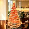 Reusable DIY Xmas Tree Pearls String Christmas Decor Ribbon Christmas Tree  Glass Tiles