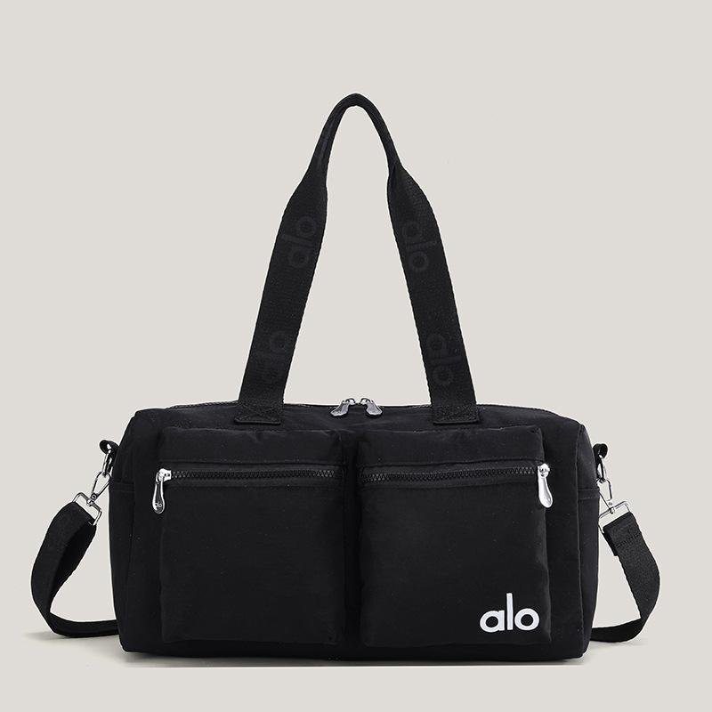 

Sports yoga bag for women, casual fitness bag, unisex large-capacity short-trip travel bag for men чёрный