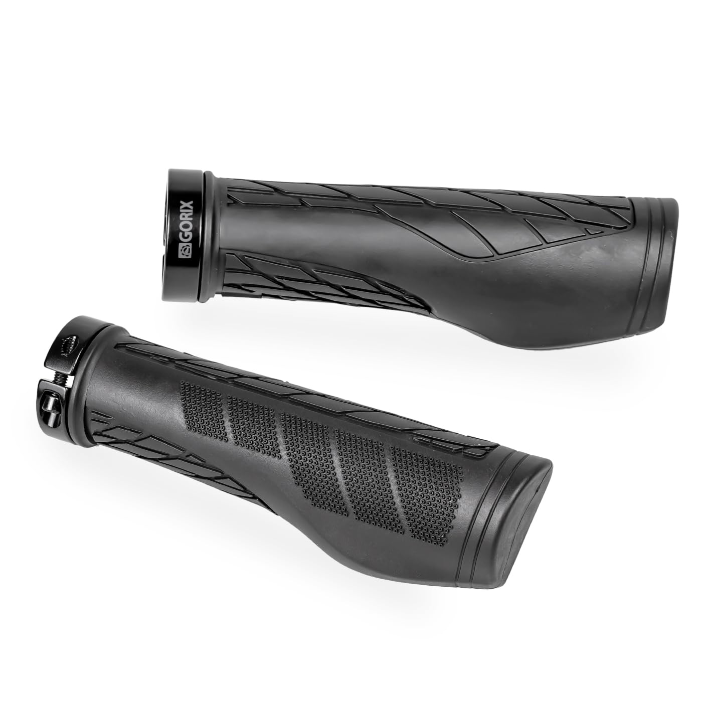 

GORIX Велосипедные грипсы Грипсы Кросс Велосипед МТБ Мини Вело Кастомизация Замена Грипс [Эрго Замок 130мм] чёрный