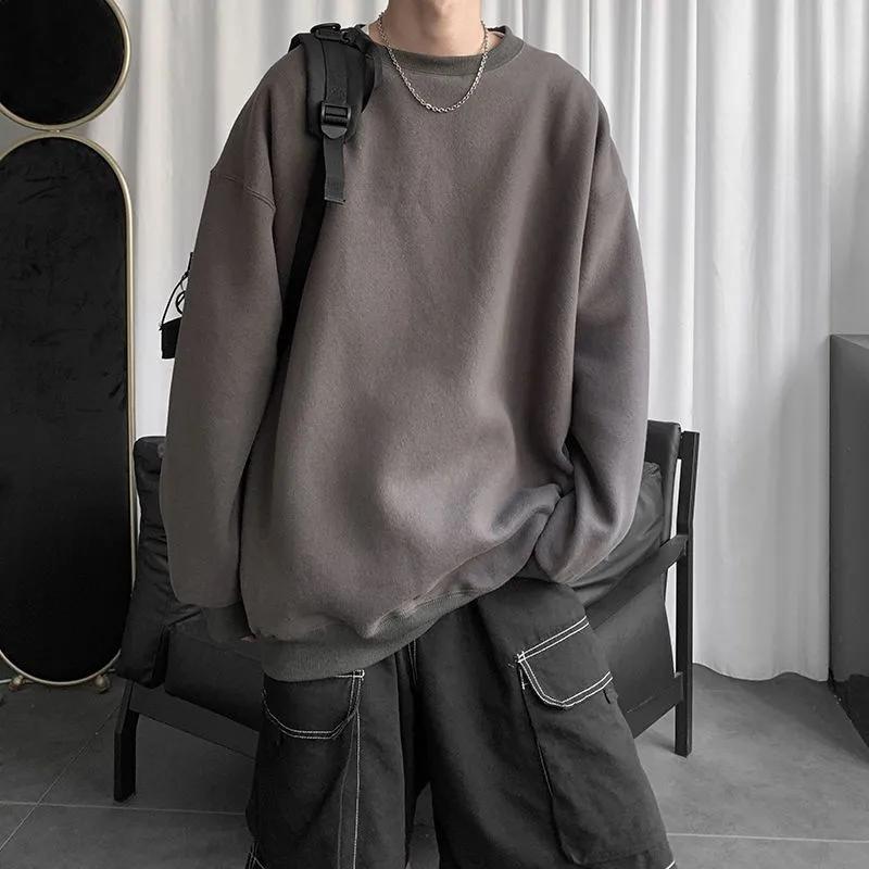 FiveFive Autumn Loose Solid Women Sweatshirts Lady