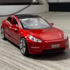 1:32 Model 3 Alloy Metal Diecast Model Car Sound And Light Pull Back Children Toy Car Collections Hobby Decoration Holiday Gifts