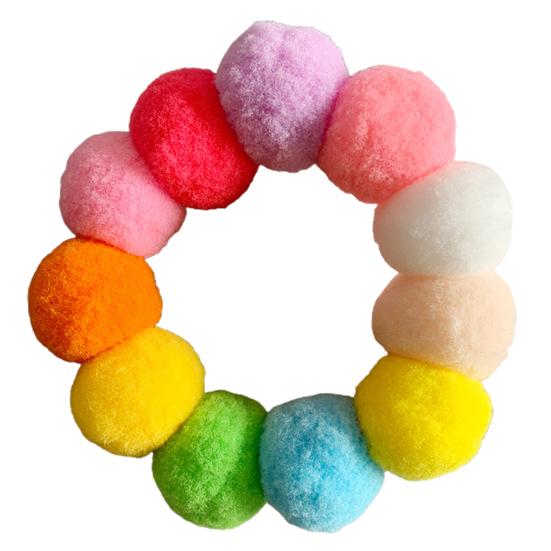 Cat Colorful Plush Balls Collar Dog Neck Ring Strap Pet Photography Accessories