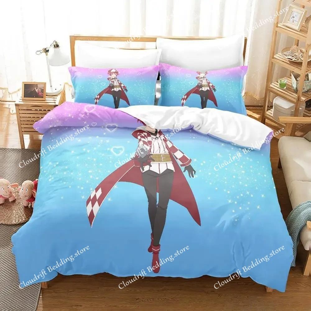 Anime BOFURI I Don’t Want to Get Hurt, so I’ll Max Out My Defense Bedding Set Single Twin Full Queen King Size Bed Set Adult Kid