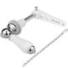Chrome Plated Handle Metal Flush Lever Toilet Cistern Handle