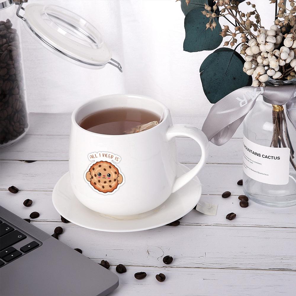 120 Pictures Ins New Small Cookies Cookies Aesthetic Stickers Decorate Water Cup Mobile Phone Stickers