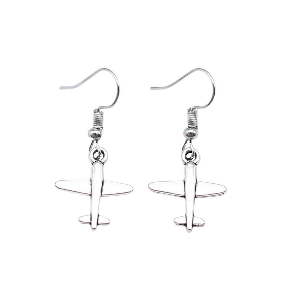 Compass Dangle Earrings Adventure Travel Nautical Navigation Drop Jewelry