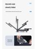 Adjustable 3-in-1 Foldable Magnetic Wireless Charger for iPhone, Apple Watch, and Earphones.