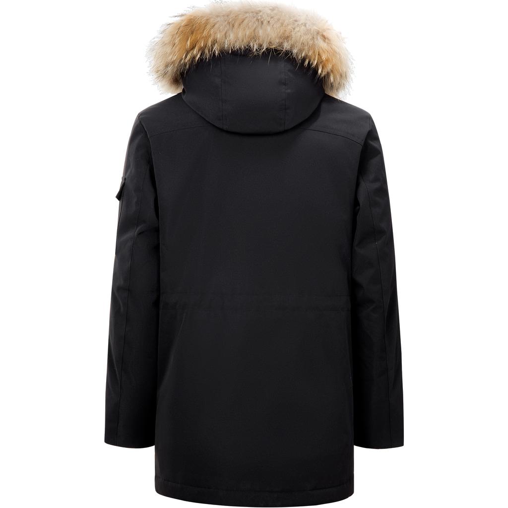 Camel Down Jackets Men's Detachable Hood Thickened Parka Down Jacket DBY110081A