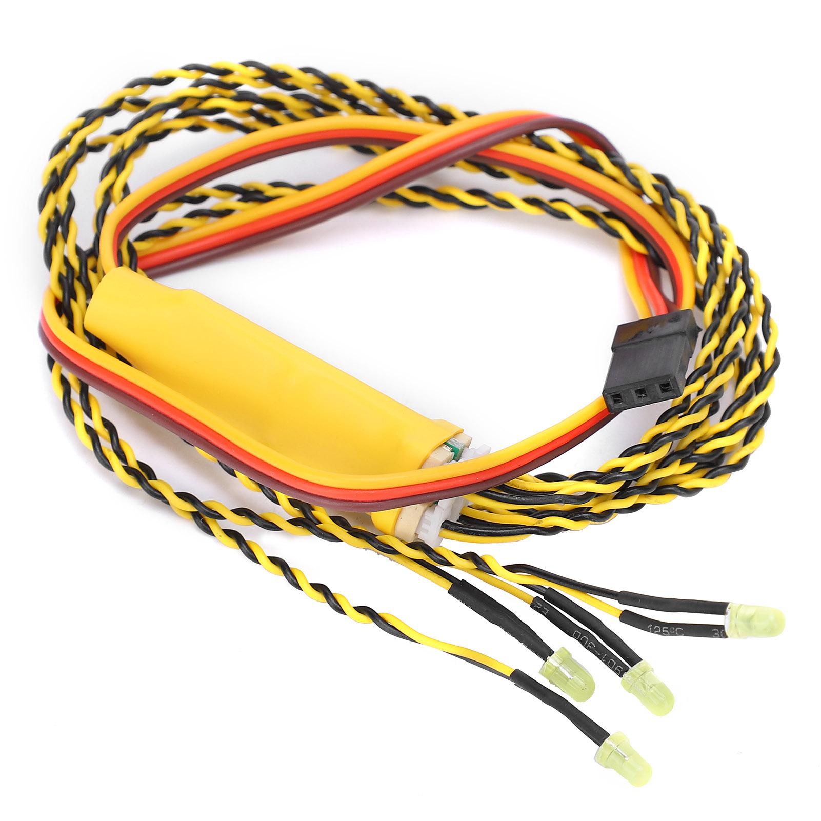 

Universal RC Car Turn Signal Light Model Car Linkage Lights Set for RC Crawler Drift Car