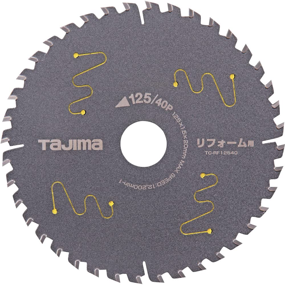 

Пила с напайками Tajima для ремонта 125-40P TC-RF12540