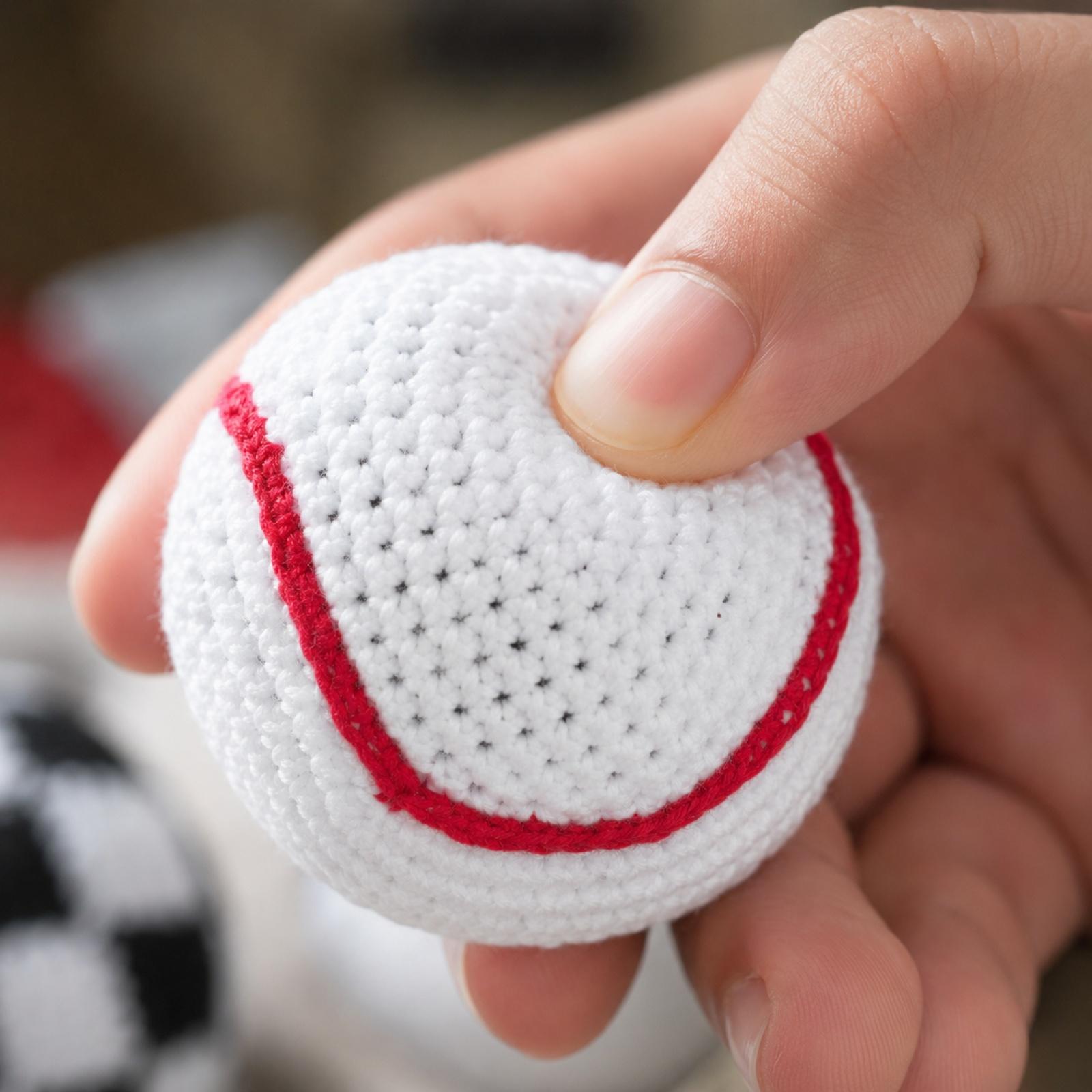 

Handcrafted Knitted Bean Bags Set of 2 Durable Soft Filling Lightweight Indoor Outdoor Toss Game Accessories for Family Play and Skill Development One Size білий