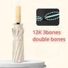 24/60/72 Bones Windproof Reinforced Fully Automatic Umbrella for Men Rain and Shine Sunshade UV Resistant Sun Large Parasol