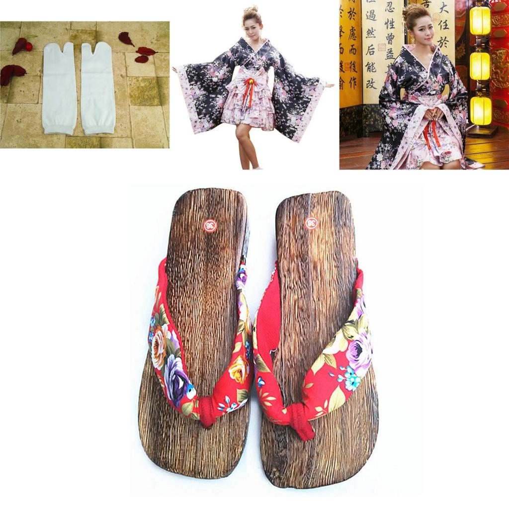Enchanting Japanese Kimono Cosplay Lolita Anime Maid Uniform Costume Dress Set