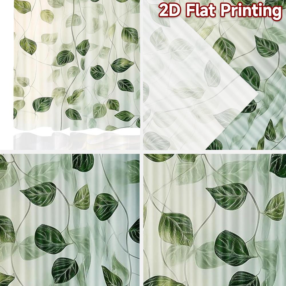 2D flat Photography Backdrop Party Backdrop Flowing Green Leaves 100% Polyester Anniversary Perfect for Suitable for indoor