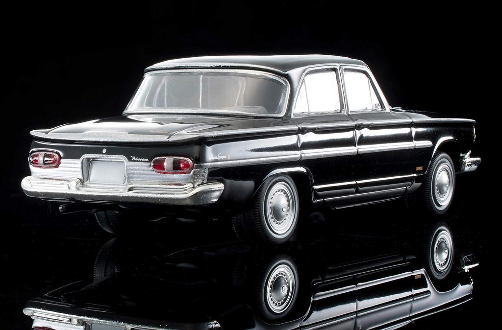 Tomytec Tomica Limited Vintage scale Nissan Prince Gloria Super 6 Black 1966 Model 1/64 TLV-174d (Finished)