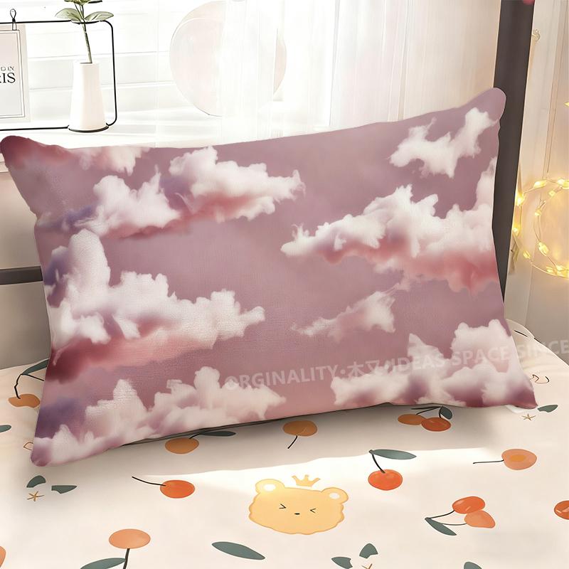Dreamy Clouds Pillowcase Design Suitable For Sofa Bedroom Car Pillow Cover Cushion Rectangular Back Cushion